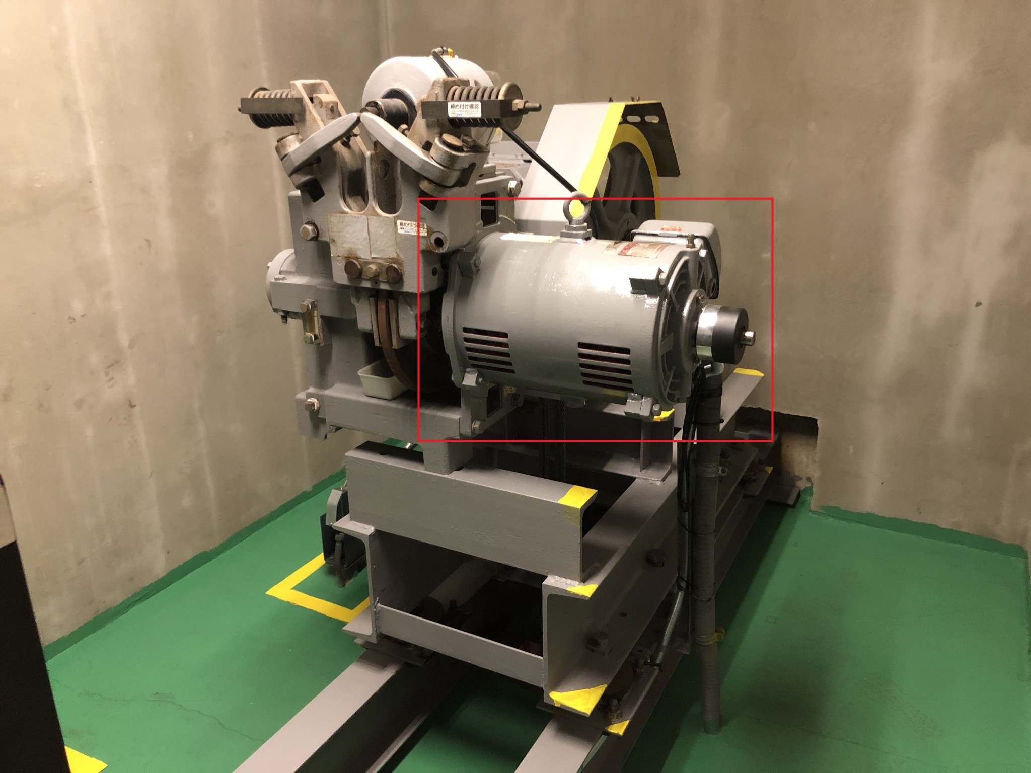 新：巻上機　※モーターオーバーホールを実施しました。