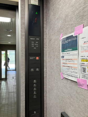 旧：カゴ内操作盤