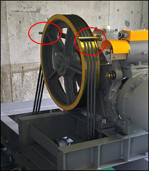 追加：耐震対策（巻上機ワイヤーロープ外れ止め）
