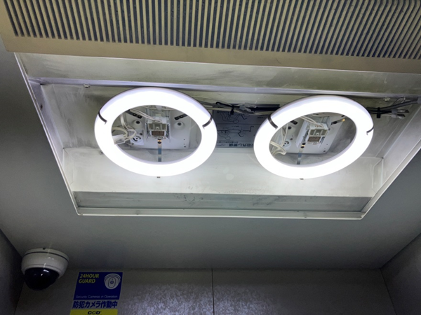 カゴ内照明LED化