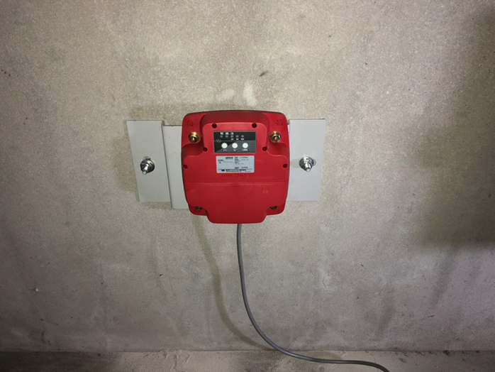 耐震対策:地震感知器を設置致しました。