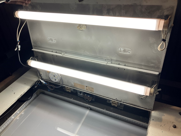 カゴ内照明LED化